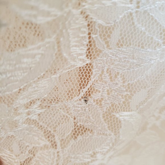 Forever 21 Cream Dress Lace cocktail NWT Size L - Picture 7 of 10